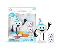 Glo Pals Party Pal Jouet de Bain sensoriel Lumineux activé par l'eau avec 2 Cubes Lumineux réutilisables pour Enfants Multicolore Jeu sensoriel Lumineux pour Enfants 3 Ans et Plus