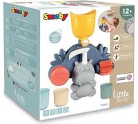Jouet de bain Smoby Little Smoby Hippo - Toboggan et roues pour bébé de 18 mois - Bleu et vert