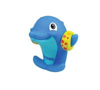 TOMY Jouet de bain Siffl'eau – Envoie des jets d'eau – Dès 12 mois – Bleu