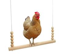 Jouet de balançoire de Poulet - de poulailler | de Poulets naturels en Bois | Échelle de Perche Stable, enrichissement de Jeu sûr pour Le Repos des volailles, Coq, Poules, perroquets, fe