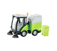 Jouet de Balayeuse de Route de Simulation pour Enfants, Véhicule de Nettoyage Robuste 1:16, Cadeau D'anniversaire pour Enfants