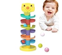 Jouet de balle coulissante - Jouet de rampe à boule, jouet de tour de balle orbitale | Jouet de boule coulissante innovant, coloré, résistant et amusant pour le développement de la tige des enfants