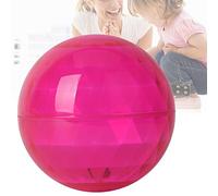 Jouet de Balle élastique Interactif pour Enfants, Matériau ABS Sûr, Jouet d'enfant à Effet de Lumière pour S'amuser en Plein Air, Rose (Pink)