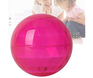 Jouet de Balle élastique Interactif pour Enfants, Matériau ABS Sûr, Jouet d'enfant à Effet de Lumière pour S'amuser en Plein Air, Rose (Pink)