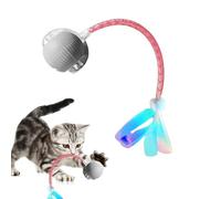 Jouet de balle mobile automatique, boule de chat automatique | Boule de chat interactive rechargeable, jouets d'exercices électriques de rotation, batterie de 600 mAh fonctionnant pour le s