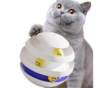 Jouet de balle pour chat, piste de balle pour chat Drôle d'exercice créatif | 3 Meubles de protection d'entraînement pour chats, , temps de