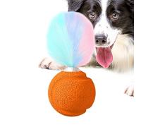 Jouet De Balle Roulante Chat Sphère en Caoutchouc Roulante qui Couine | Interactifs Chats Rebondissants Mobiles Pour d'Intérieur et d'Extérieur Stimulation Chasse Antistress
