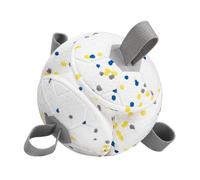 Jouet de balles pour chien - Conception à mâcher en corde, jeu durable pour animaux de compagnie, balle amusante interactive, matériau sûr et non toxique | Pour les mâcheurs agressifs de petite et gra
