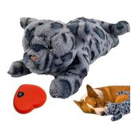 Jouet de battement de cœur pour chiots, jouet de battement de cœur pour chat | Jouet d'entraînement comportemental pour chiot en peluche Heartbeat,Jouet de battement de cœur pour chiot, soulagement du