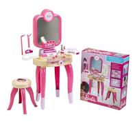Salon de beauté Barbie « Happy Vibes » | Salon de beauté avec Miroir Rotatif et éclairage | Coiffeuse avec Accessoires | Jouet pour Enfant à partir de 3 Ans