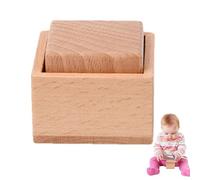 Jouet De Bébé En Hêtre Naturel - Trainer De Prise En Bois Aide | Développement Sensoriel Jouet D'éducation Précoce Pour Bébés | Outil D'exercice De Prise