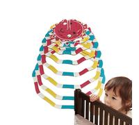 Jouet de berceau en bois - pendentif de chevet de hochet sensoriel en bois | Les jouets éducatifs cognitifs Sensory Sangling, les en tout-petits aides à l'enseignement pour les ou la m