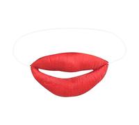 Jouet de blague Giant Lips - Masque facial à saucisse surdimensionné, accessoire de visage flexible en latex | Longue durée de vie fiable pour les blagues hilarantes Cosplay Événements à thème Fête