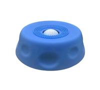 Jouet de bol à lécher pour animaux de compagnie, bol de boule d'alimentation en silicone, entraîneur interactif de consommation lente avec base de poignée, unité de bols de nourriture en caoutchouc fl