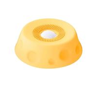 Jouet de bol à lécher pour animaux de compagnie, bol de boule d'alimentation en silicone, entraîneur interactif de consommation lente avec base de poignée, unité de bols de nourriture en caoutchouc fl