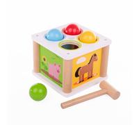 Jouet de boule de claquette en bois