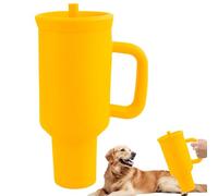 Jouet de bouteille pour chien, jouet de dentition pour chien - Jouet pour chien couinant,Jouets interactifs à mâcher pour chien, jouets amusants avec tasse d'eau avec son d'oiseau pour accompagner l'e