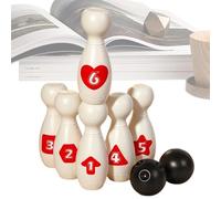 Jouet de bowling en plein air - Kit éducatif portable, jouet de bowling coloré, pour garçons, filles et adolescents dans le jardin, la cour, le parc, la plage et pendant les périodes
