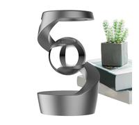 Jouet De Bureau Cinétique Défiant La Gravité,Jouets De Bureau Exécutif Art,Gravity-Defying Sphere,Desktop Suspended Gyroscope,Spinner Rotatif avec Balle en Lévitation,Jouet Fidget Amusant