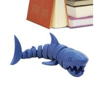 Jouet de bureau sensoriel de requin - Modèle de requin avec mouvement 3D | Figurine à collectionner anti-stress pour bureau, maison, école et relaxation