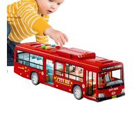 Jouet de Bus de la Ville - Jouet de Bus électrique, modèle de Voiture de Batterie | de véhicule d'éclairage Musical avec Portes Ouvertes, de Transport de Ville réaliste pour Les Tout-Petit