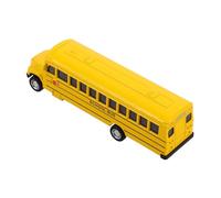 Jouet de Bus Scolaire à Rétrofriction en Alliage Abs Modèle Réaliste