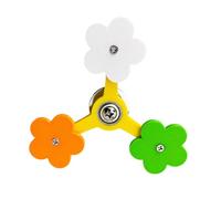 Jouet de Cage à Oiseaux d ' Interaction, Conception de Moulin à Vent Rotatif, Jouet à mâcher pour perroquets, Encourage Un comportement Amusant, activité de fiançailles des Oiseaux de Compagnie, Roue