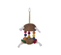 Jouet de cage pour oiseaux Nobby Pet Kokosnuss Marron 15x34 cm