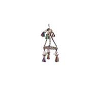 Nobby Cage Toy, Pyramide Coton avec Blocs de Bois Multicolores, Ø 19 cm, 45 cm