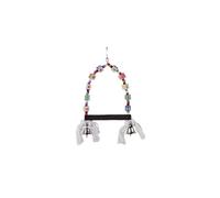 Jouet de cage pour oiseaux Nobby Pet Schaukel Mit Bunten Würfeln Multicolore 35x18 cm