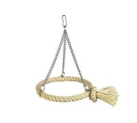 Jouet de cage pour oiseaux Nobby Pet Sisal Schaukel Ring Beige 24x18 cm
