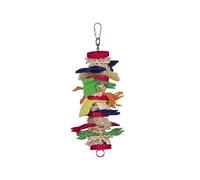 Jouet de cage pour oiseaux Nobby Pet Spielzeug Mit Holz Multicolore 30x10 cm