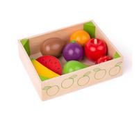 Jouet de caisse de fruits en bois