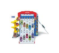 Jouet de Camion avec Piste Glissante Parking et Stockage avec 10 Voitures pour Enfants de 3 à 8 Ans, Cadeau d'Anniversaire et Scolaire