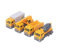 Jouet de Camion de Construction pour Tout-Petits, Ensemble de Véhicules D'ingénierie Durables et Légers pour Enfants, Maison et Maternelle, Alliage Plastique 8 X 3,2 Cm, 4 Pièces