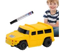 Jouet de camion inductif - Véhicule à induction indicatif, jouet STEM interactif Suivre la ligne noire, pensée logique, camion éducatif, jouet éducatif pour la création