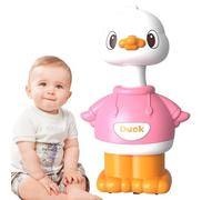Jouet de canard à tête secouée - Figurine mignonne d'inertie - Jouet à tête mobile pour enfants - Système d'apprentissage amusant de la motricité éducative - Réflexe d'humour - Concept d'entraînement