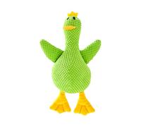 Jouet de canard apaisant pour chien - Coussin confortable en peluche, compagnon de mâchoire | Jeu de grincement interactif avec son doux, aide à soulager le stress des chiots pour les voyages de