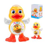 Jouet De Canard Dansant, Jouet Interactif De Canard Dansant avec Musique et Lumière, Jouet de Canard Musical pour bébé, Can-ard Marcher Jouet pour bébé, Ca-nard Dansant électrique, Dancing Toys Duck