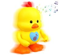 Jouet de canard dansant musical avec lumières pour les tout-petits de 3 ans et plus, canard interactif pour bébé avec musique et mouvement, école maternelle pour garçons filles, couleur aléat