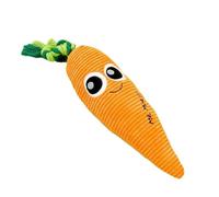 Jouet de carotte, carotte pour chat - La carotte d'orange apaisante de carotte grinçante | Animal en peluche, enrichissement des chiens, jouets pour animaux de compagnie, interactif pour chats et ma