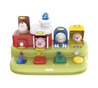 Jouet de cause à effet - Jouet sonore pour animal musical, jeu éducatif interactif | Puzzle précoce, couleurs vives, fabricant de son pour tout-petits, kit de jeu d'action et de réaction pour filles
