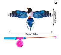 Jouet De Cerf-Volant Pour Enfants,Mini Jouets Pliables En Plastique,Aigle De Dessin Animé,Frein À Main,Canne À Pêche,Papillons Pour Enfants,Jouet Amusant En Plein Air - Type Magpie