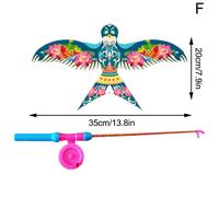 Jouet De Cerf-Volant Pour Enfants,Mini Jouets Pliables En Plastique,Aigle De Dessin Animé,Frein À Main,Canne À Pêche,Papillons Pour Enfants,Jouet Amusant En Plein Air - Type Shayan