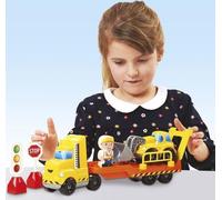 Jouet de chantier - Ecoiffier - Pelleteuse et camion avec accessoires - Jaune - Mixte - 18 mois+