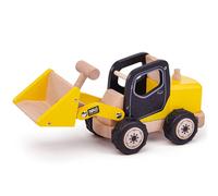 Jouet de chargeur frontal en bois