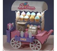 Jouet de Chariot à Glace - VGEBY - Chariot à Glace - Lumière Douce - 28 Accessoires - 3 ans+