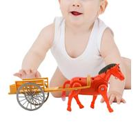 Jouet de charrette électrique pour Chevaux,Jouets pour Chevaux et charrettes | Ornement de Bureau modèle de Chariot | Modèle de Jouet de Chariot à Cheval électrique, de à Tirer sur étagè