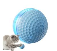 Jouet de chat à boule en mouvement - boule de roulement pour chat automatique intelligent, jeu interactif assuré, jouet chaton de chasse rechargeable pour entraînement, mâcher et mais