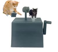 Jouet de chat avec son - Boîte de Musique Manivelle Pour Chat - Fournitures Pour Animaux Solution Créative De Jeu De Jeu: Conçu Avec Un Prêt Attention À L'interaction Musicale, Ce